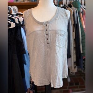 Free People Light Gray Tank Top